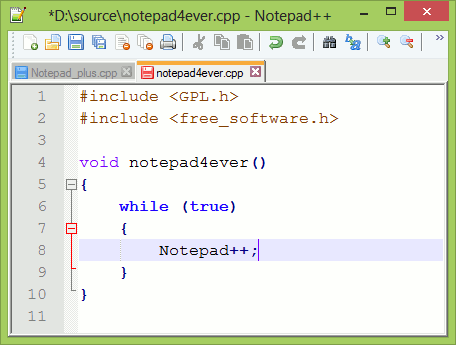 Notepad++(代码编辑器) v7.8.5.0 多语言绿色免安装最新版 Notepad++(代码编辑器) v7.8.5.0 多语言绿色免安装最新版