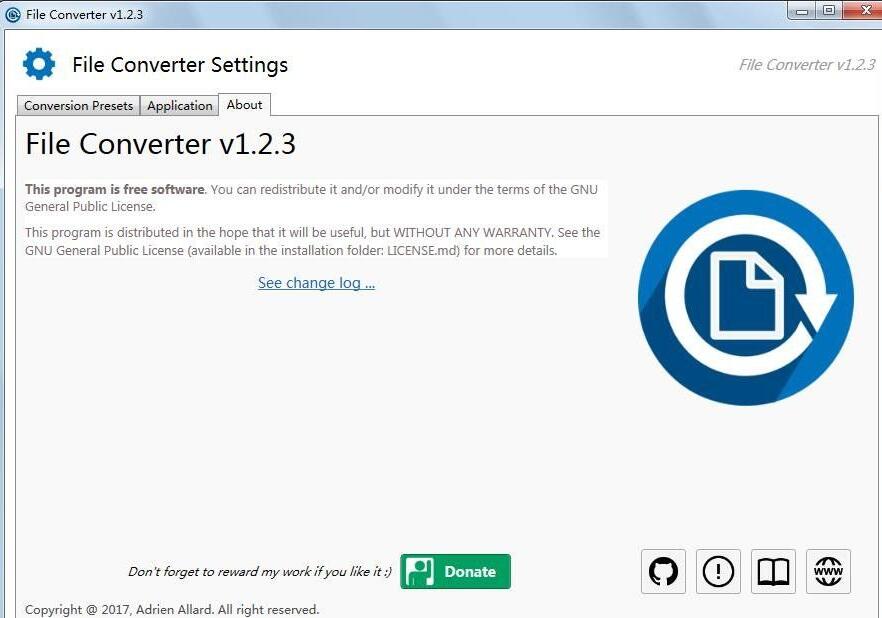 File Converter开源免费格式转换软件1.2.3 File Converter开源免费格式转换软件1.2.3