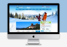 电脑端织梦cms户外滑雪场网站模板