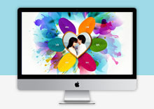 电脑端七夕情人节动态花瓣表白HTML网页模板