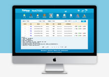 电脑端达内科技桌面版OA办公管理系统模板